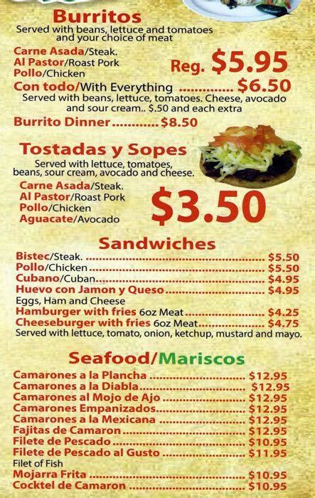 meson del taco|meson del taco menu.